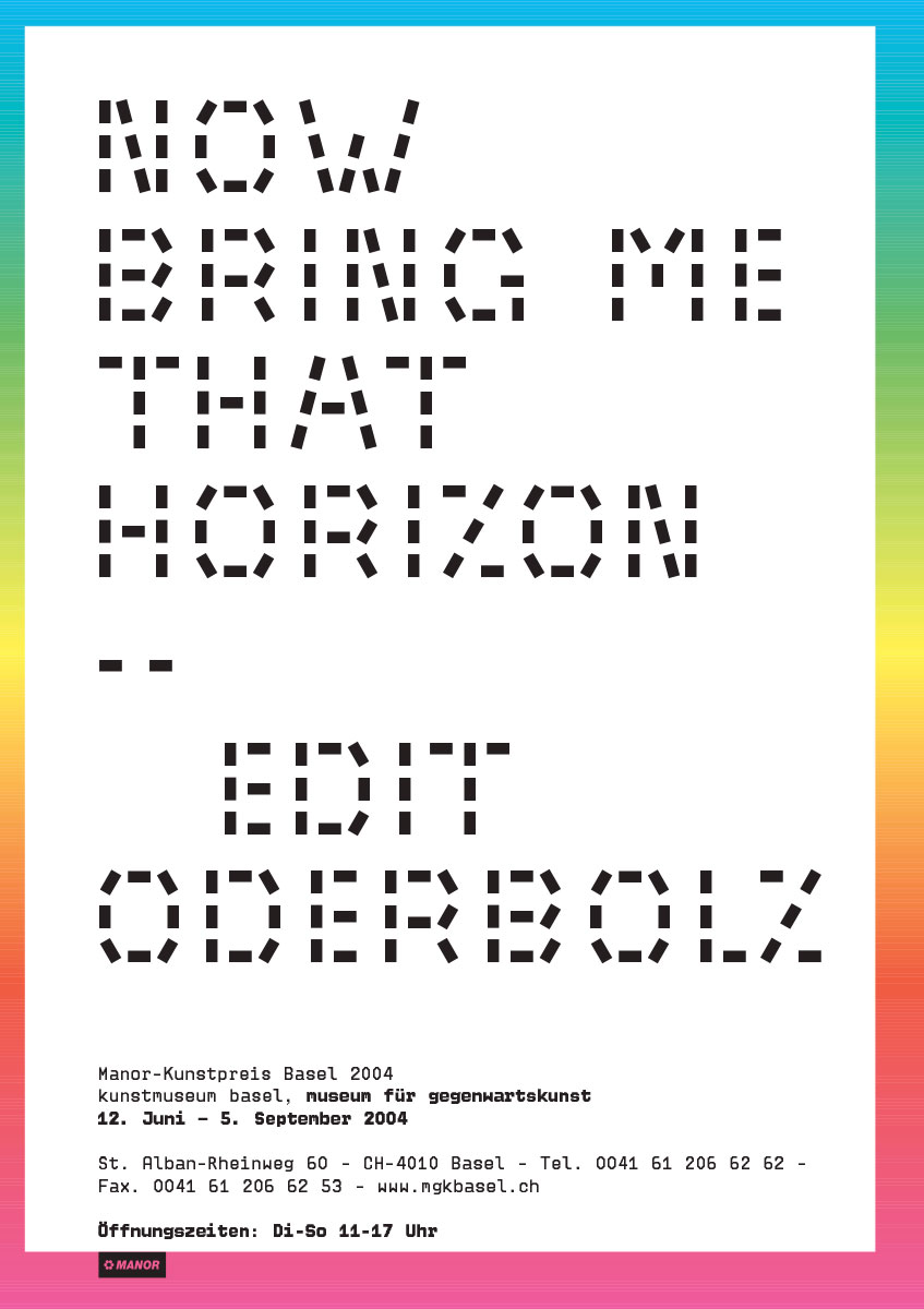 Plakat für die Ausstellung 