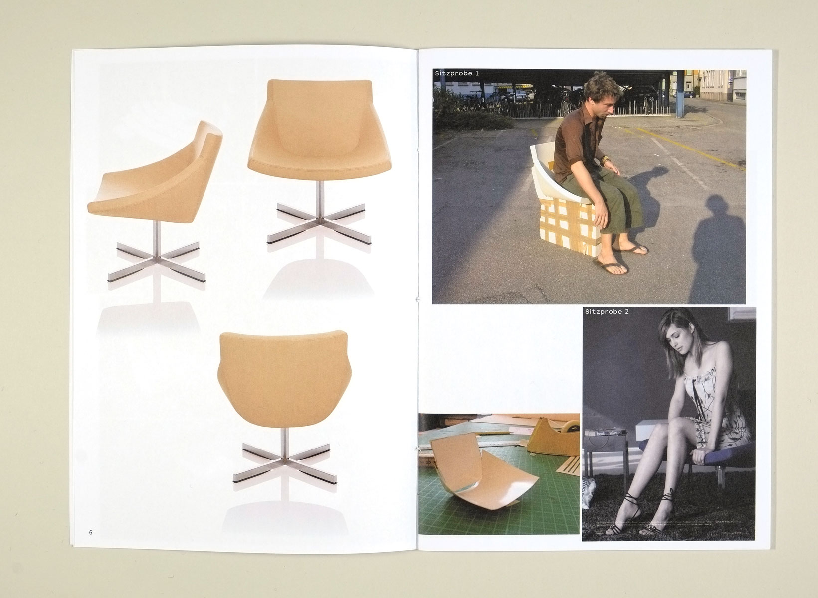 Portfolio-Broschüre für jörg boner productdesign, 2008