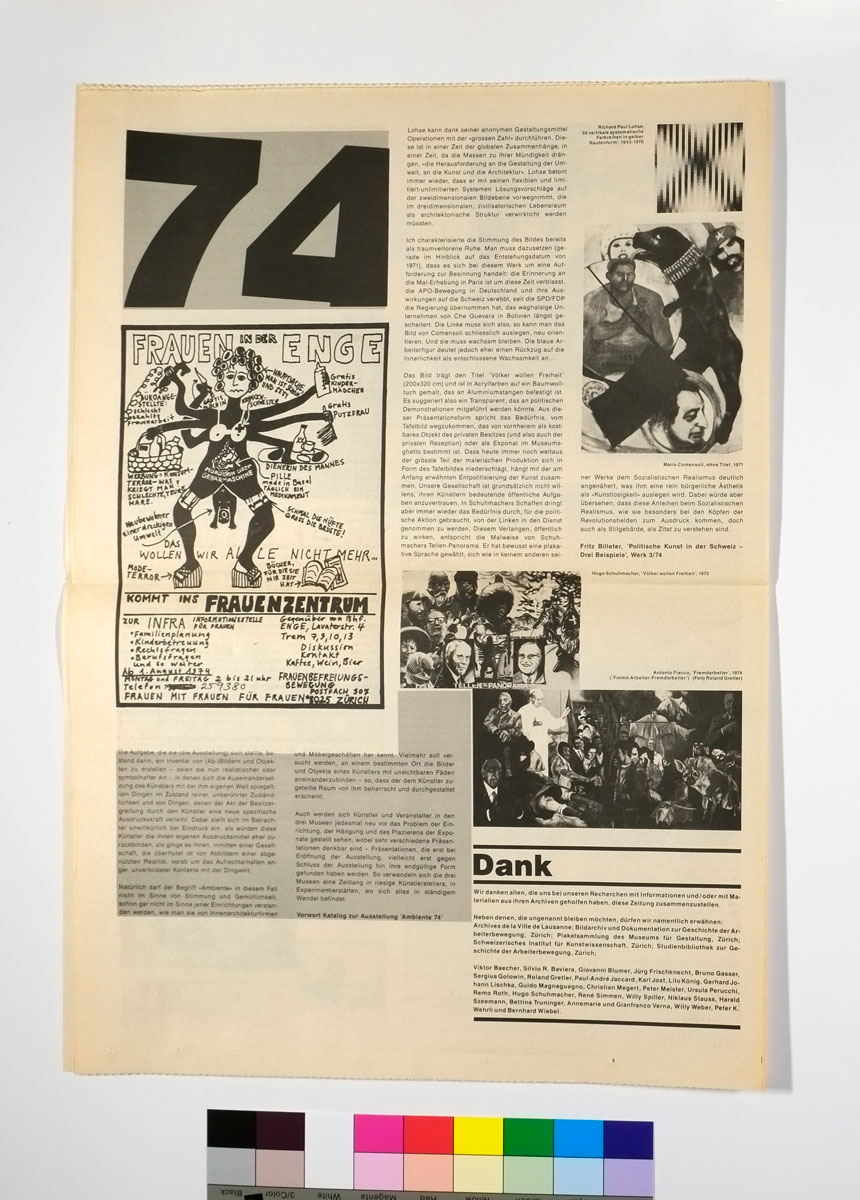 Ausstellungspublikation für 