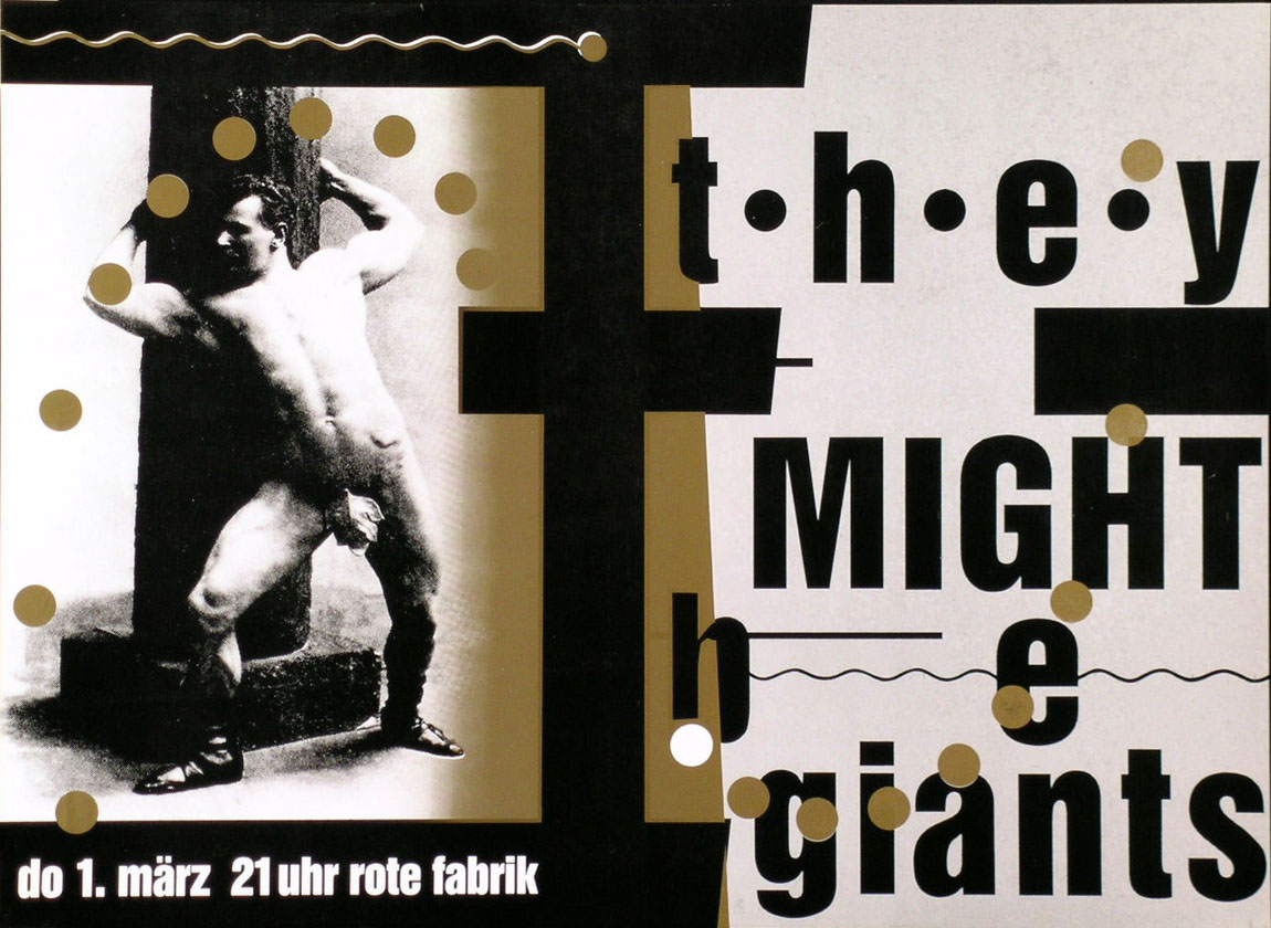 Plakat für ein Konzert von 