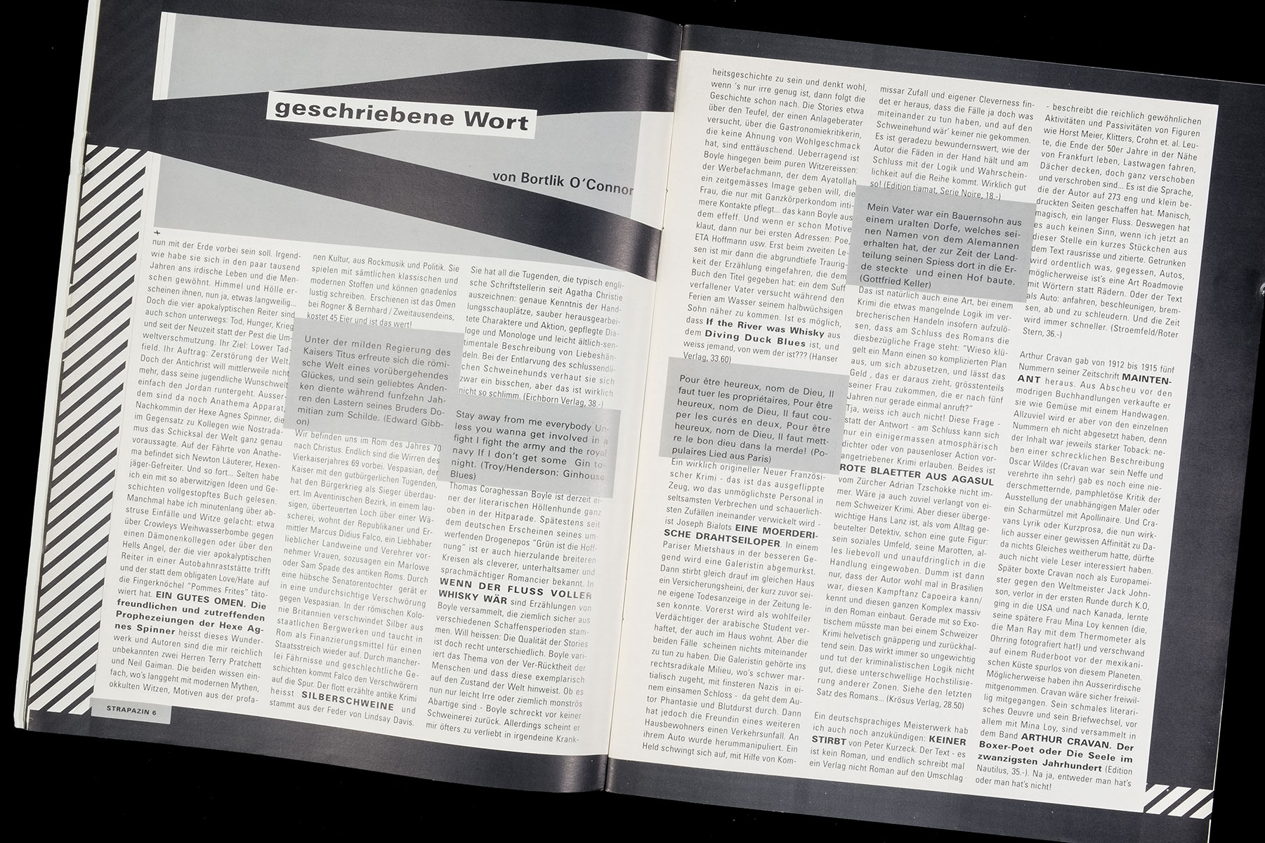 Layout für Strapazin - Das Comic Magazin, Nr. 123, Juni 2016