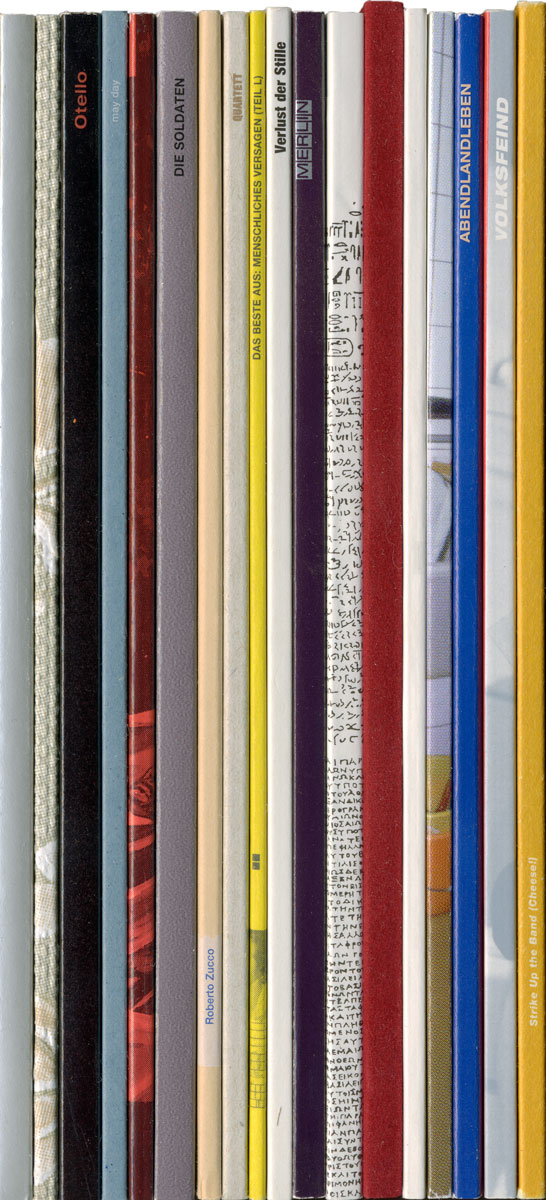 Programmhefte für das Theater Basel, 1998 — 99, zusammen mit Max Küng, Alexa Früh, Ludovic Balland und Kuno Nüssli