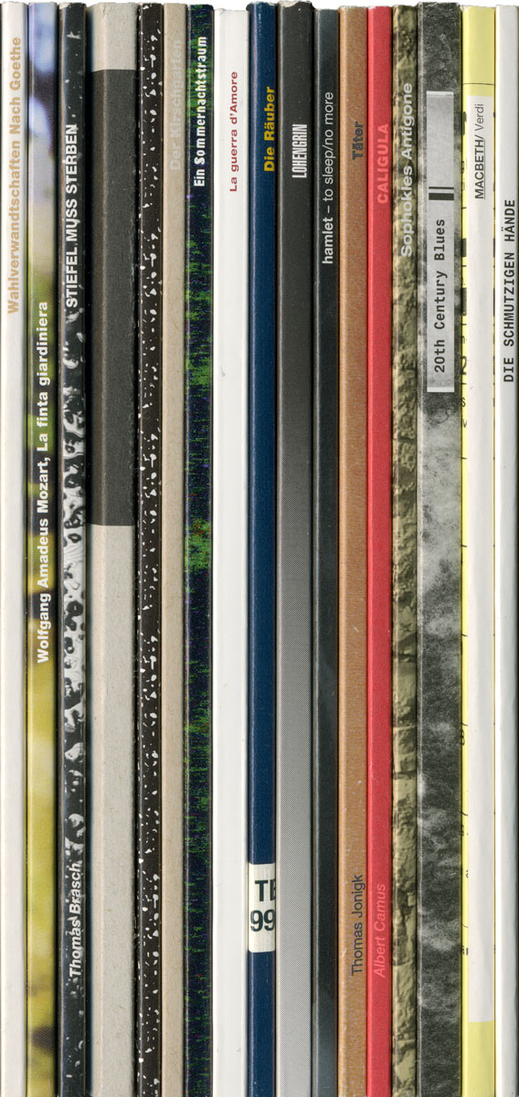 Programmhefte für das Theater Basel, 1998 — 99, zusammen mit Max Küng, Alexa Früh, Ludovic Balland und Kuno Nüssli