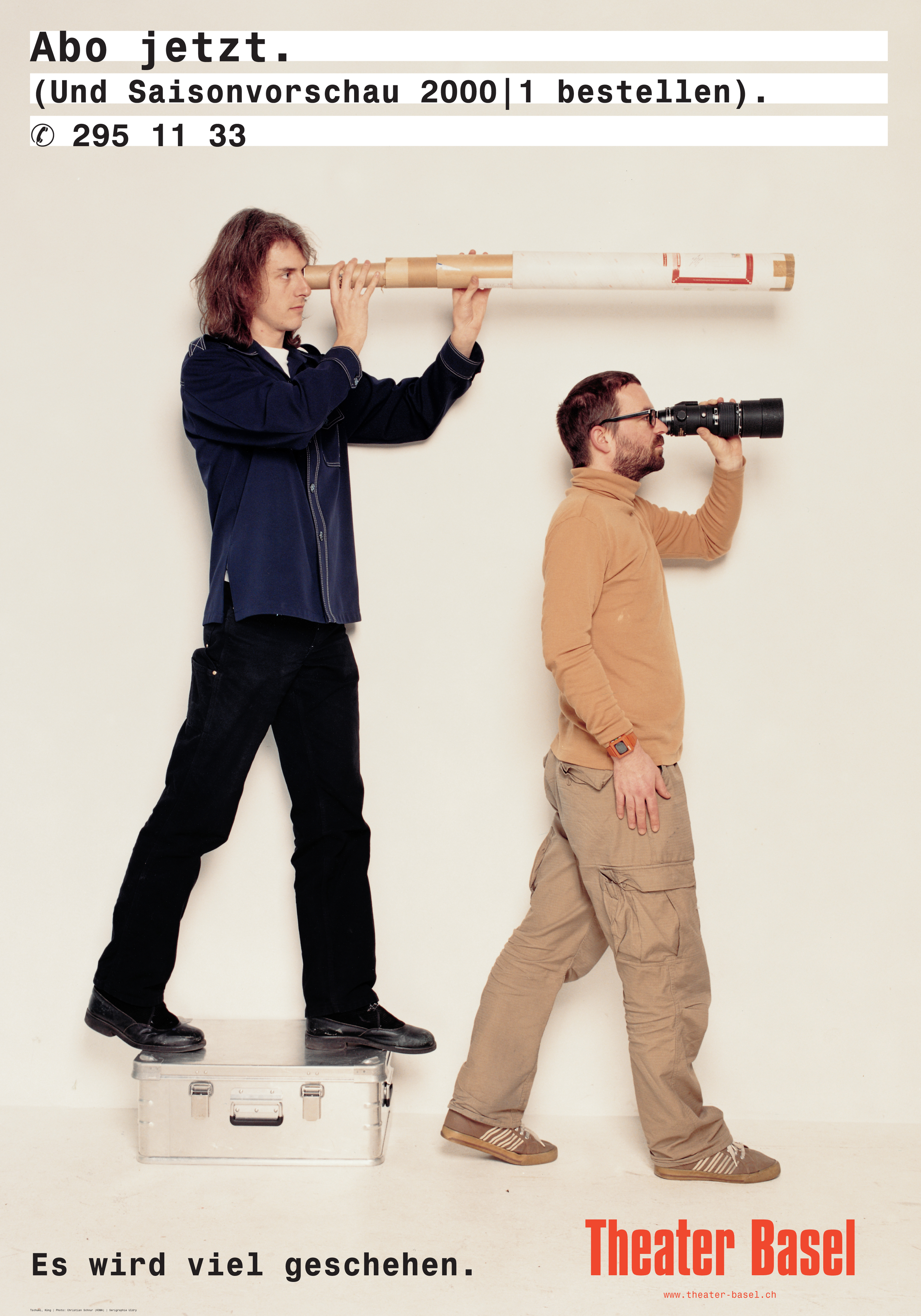 Abokampagne für das Theater Basel, 2000/01, zusammen mit Max Küng