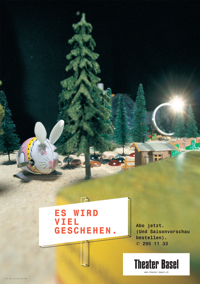 Abokampagne für das Theater Basel, 2000/01, zusammen mit Max Küng