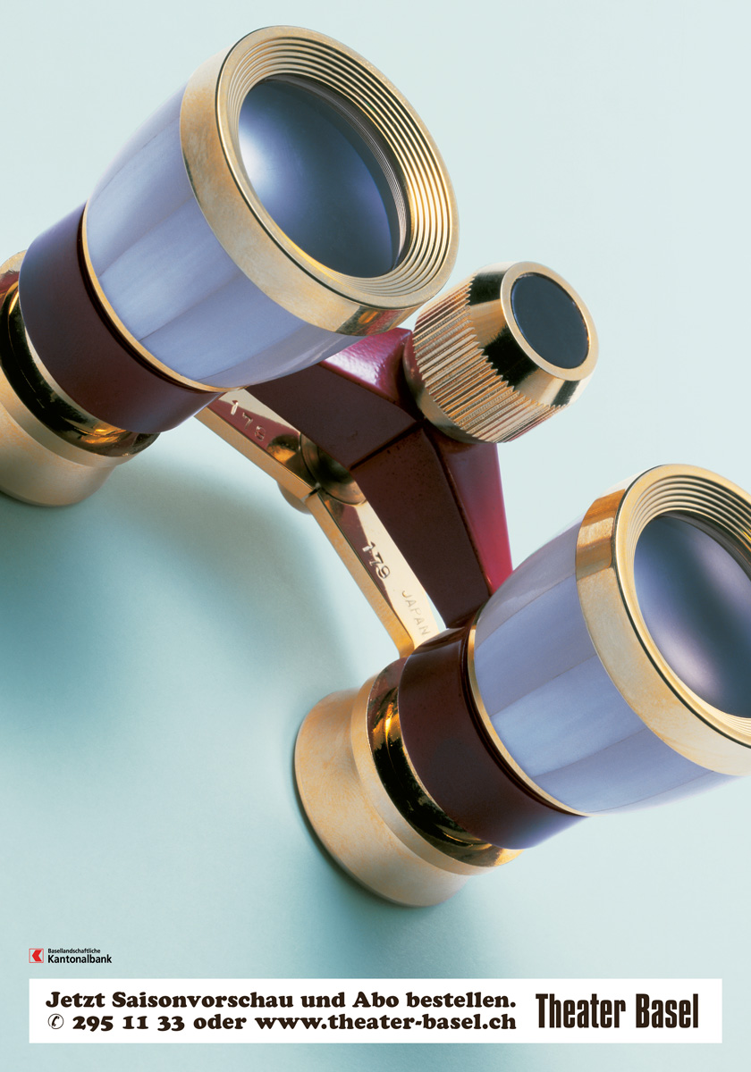 Abokampagne für das Theater Basel, 2001/02, zusammen mit Max Küng