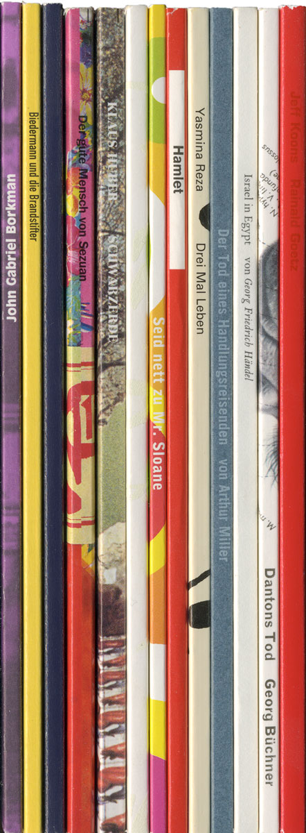 Programmhefte für das Theater Basel, 1998 — 99, zusammen mit Max Küng, Alexa Früh, Ludovic Balland und Kuno Nüssli