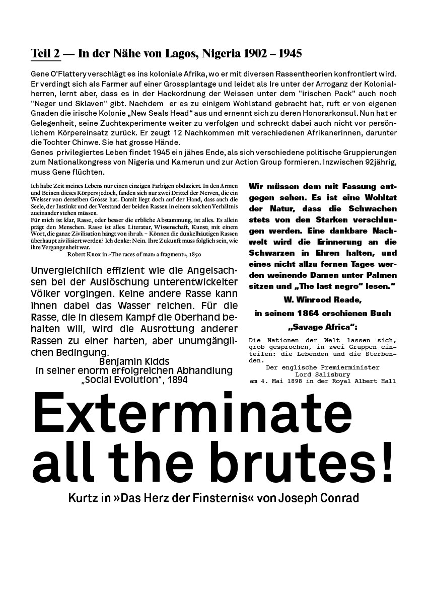 Programmheft für das Stück 