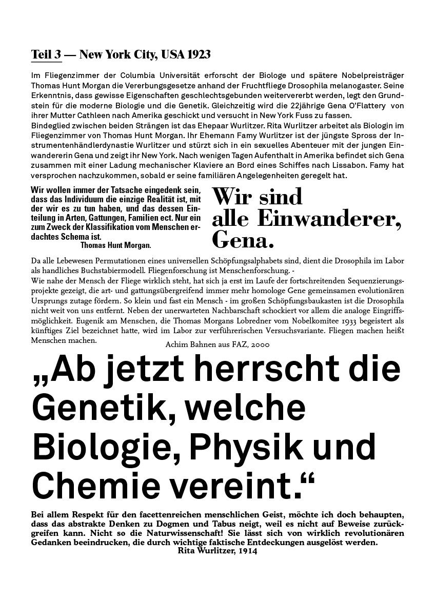 Programmheft für das Stück 