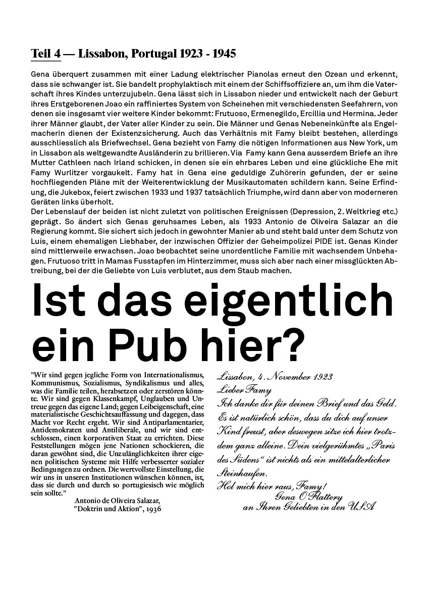 Programmheft für das Stück 