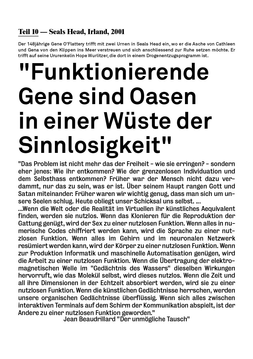 Programmheft für das Stück 