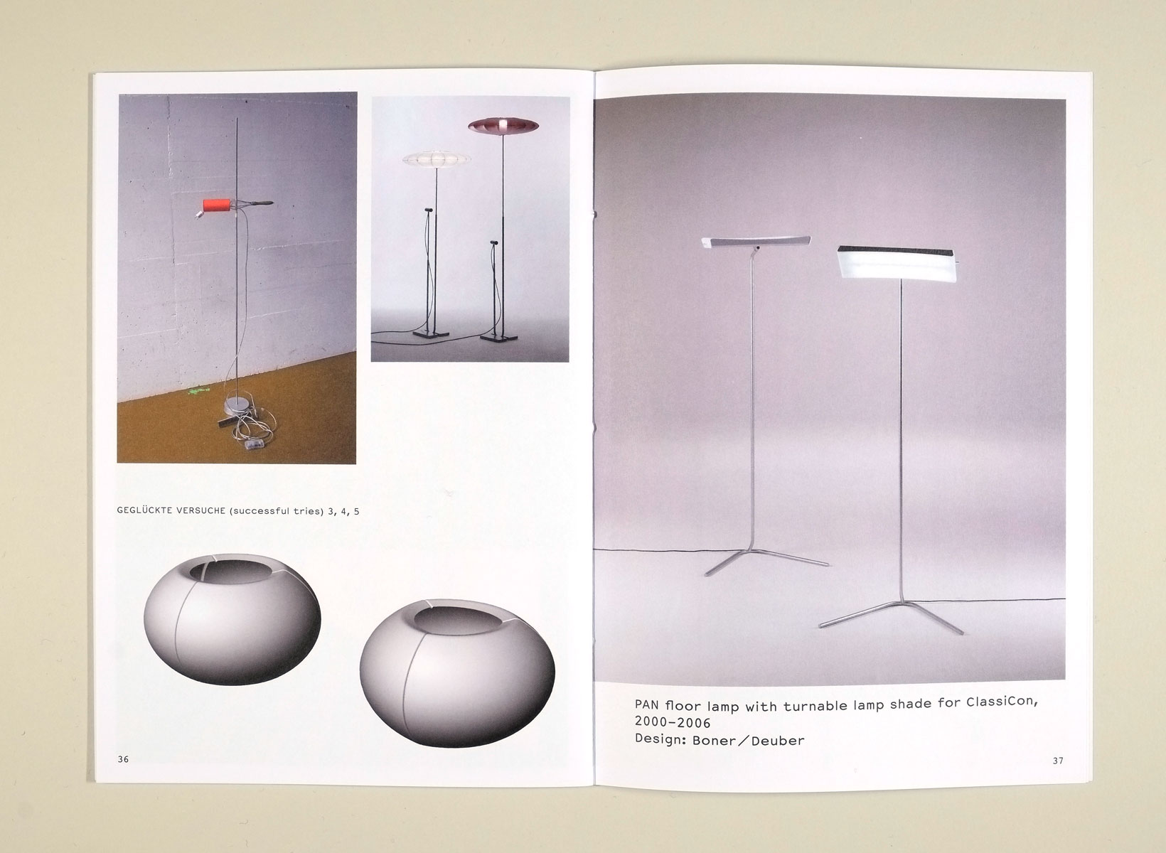 Portfolio-Broschüre für jörg boner productdesign, 2008