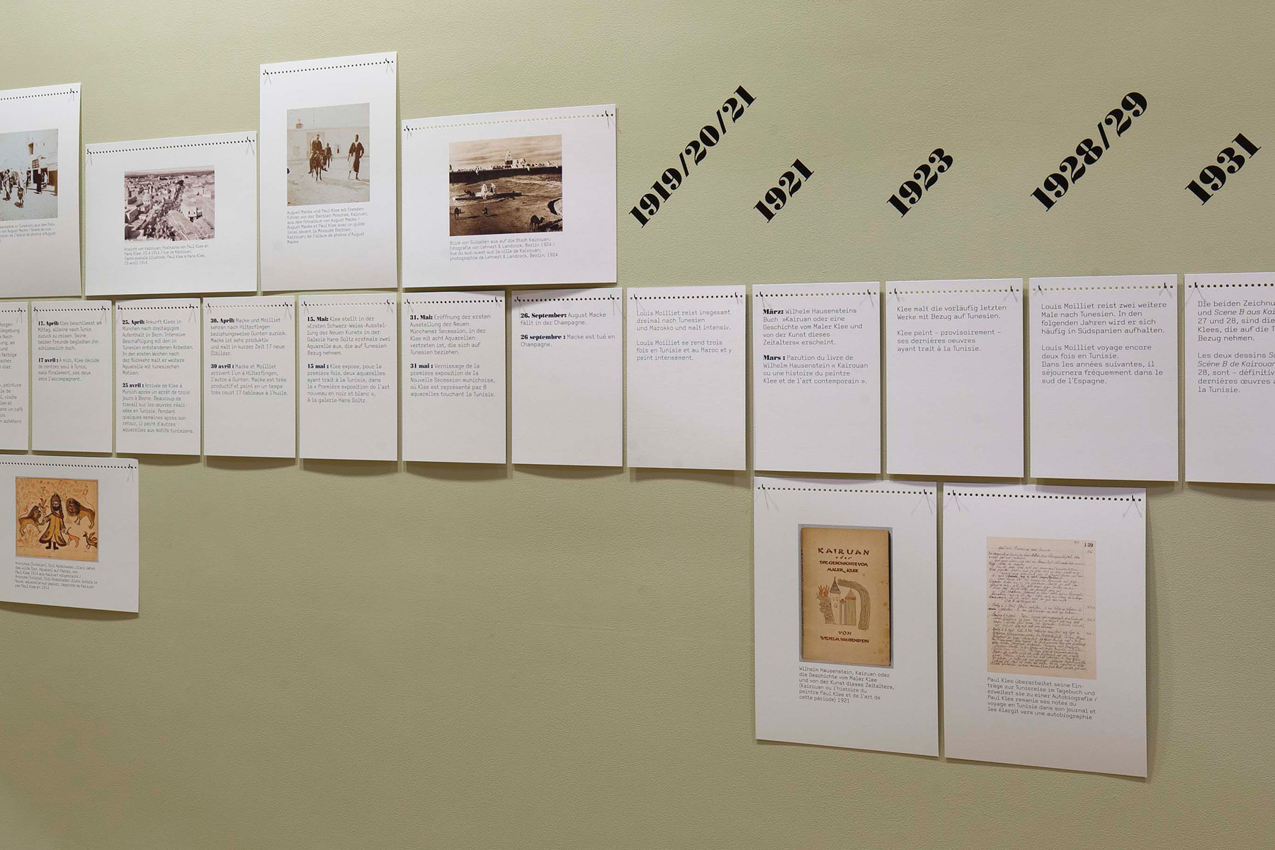 Grafik in der Ausstellung 