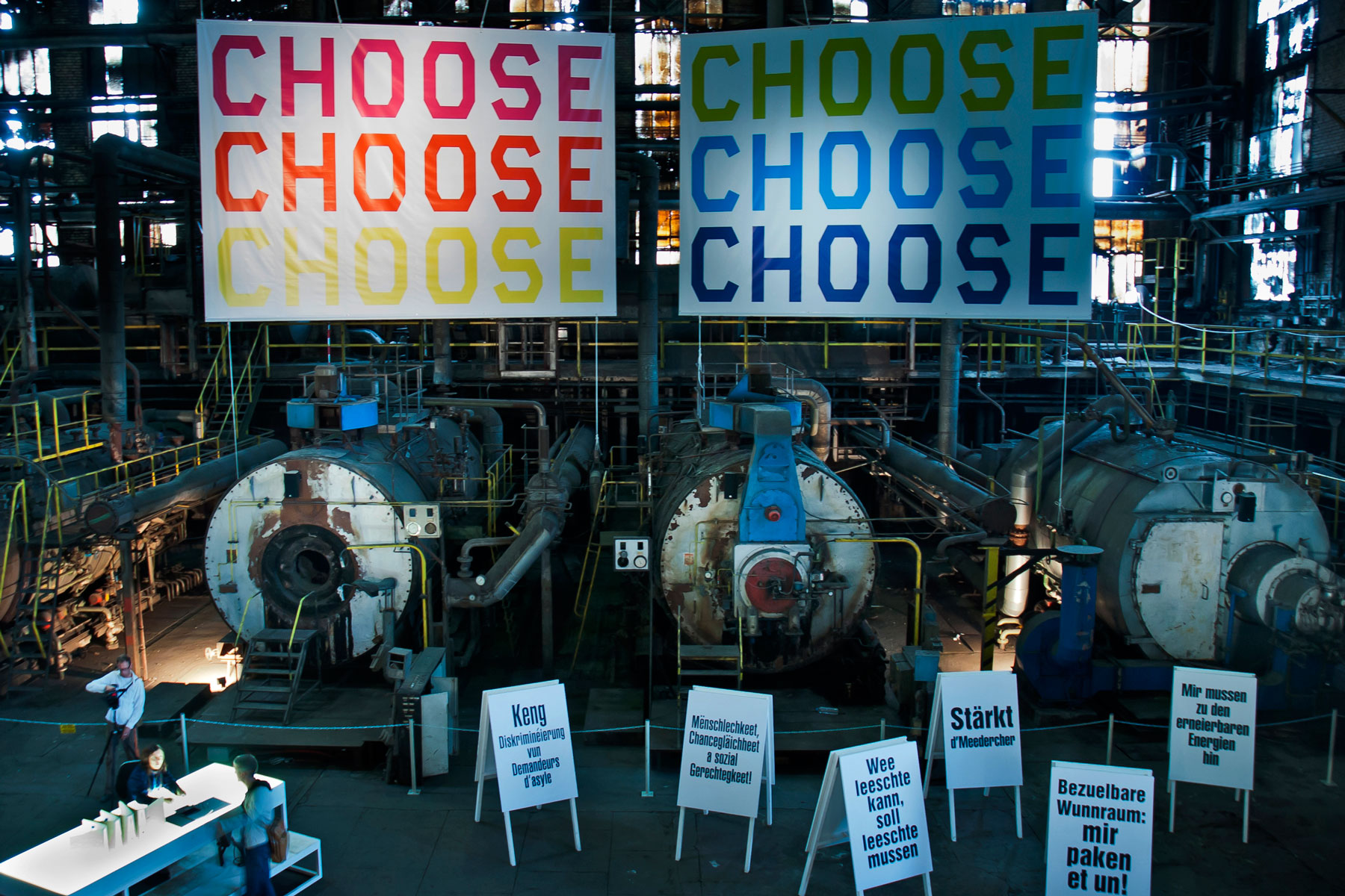 Grafik in der Ausstellung