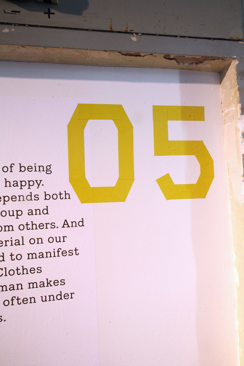 Grafik in der Ausstellung