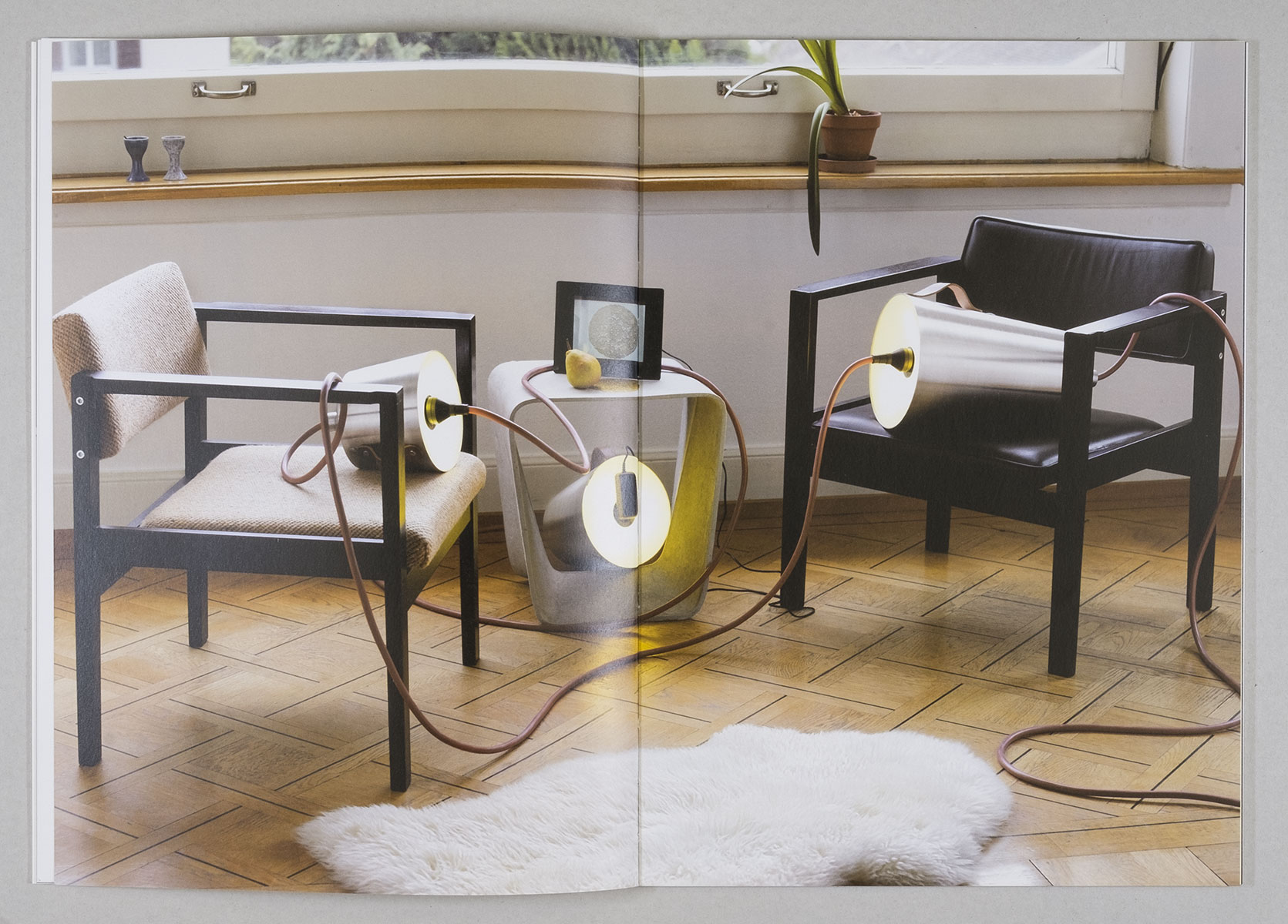 Produktkatalog für die Möbel- und Leuchtenkollektion nanoo, 2008, zusammen mit Herrmann Germann und Daniel von Rüti