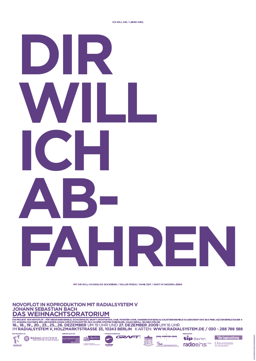 Novoflot Weihnachtsoratorium Bach