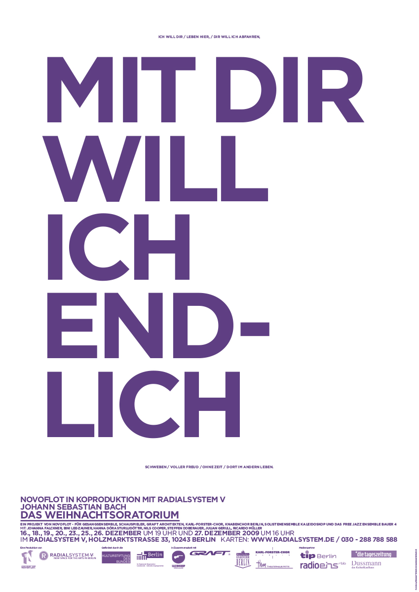 Novoflot Weihnachtsoratorium Bach