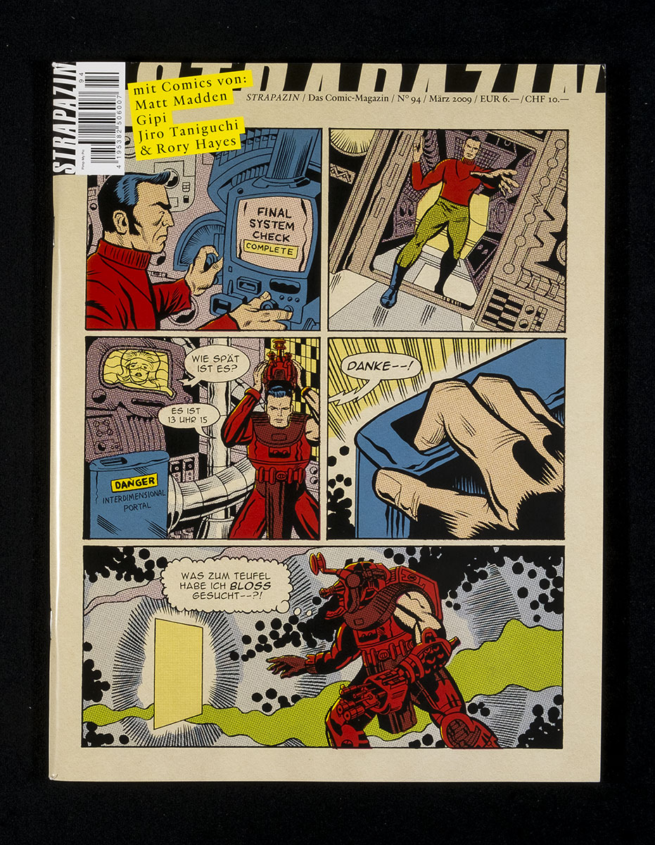 Layout für Strapazin - Das Comic Magazin, Nr. 94, 2009