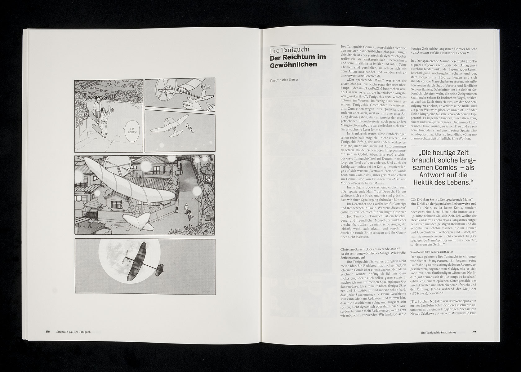 Layout für Strapazin - Das Comic Magazin, Nr. 94, 2009