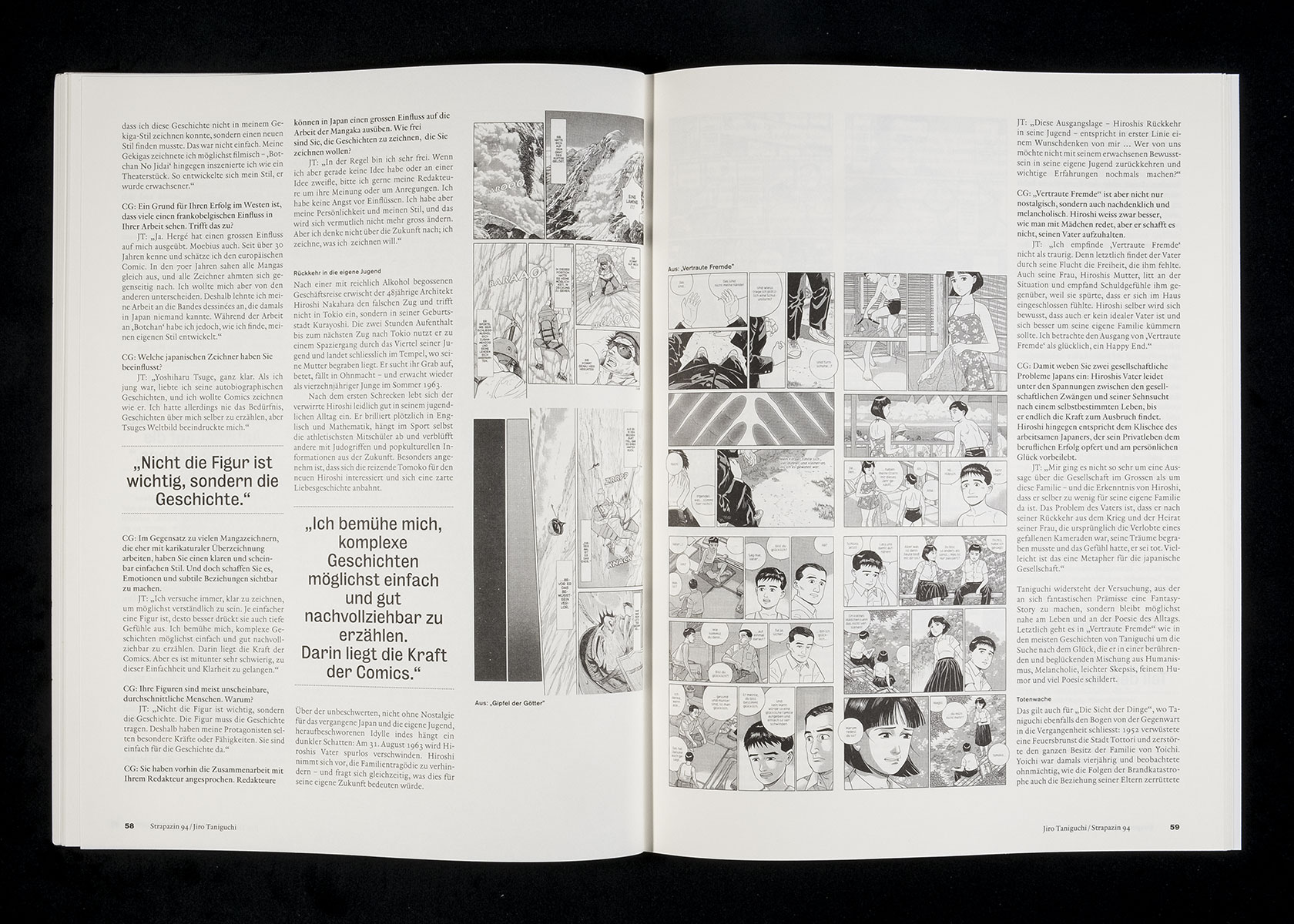 Layout für Strapazin - Das Comic Magazin, Nr. 94, 2009