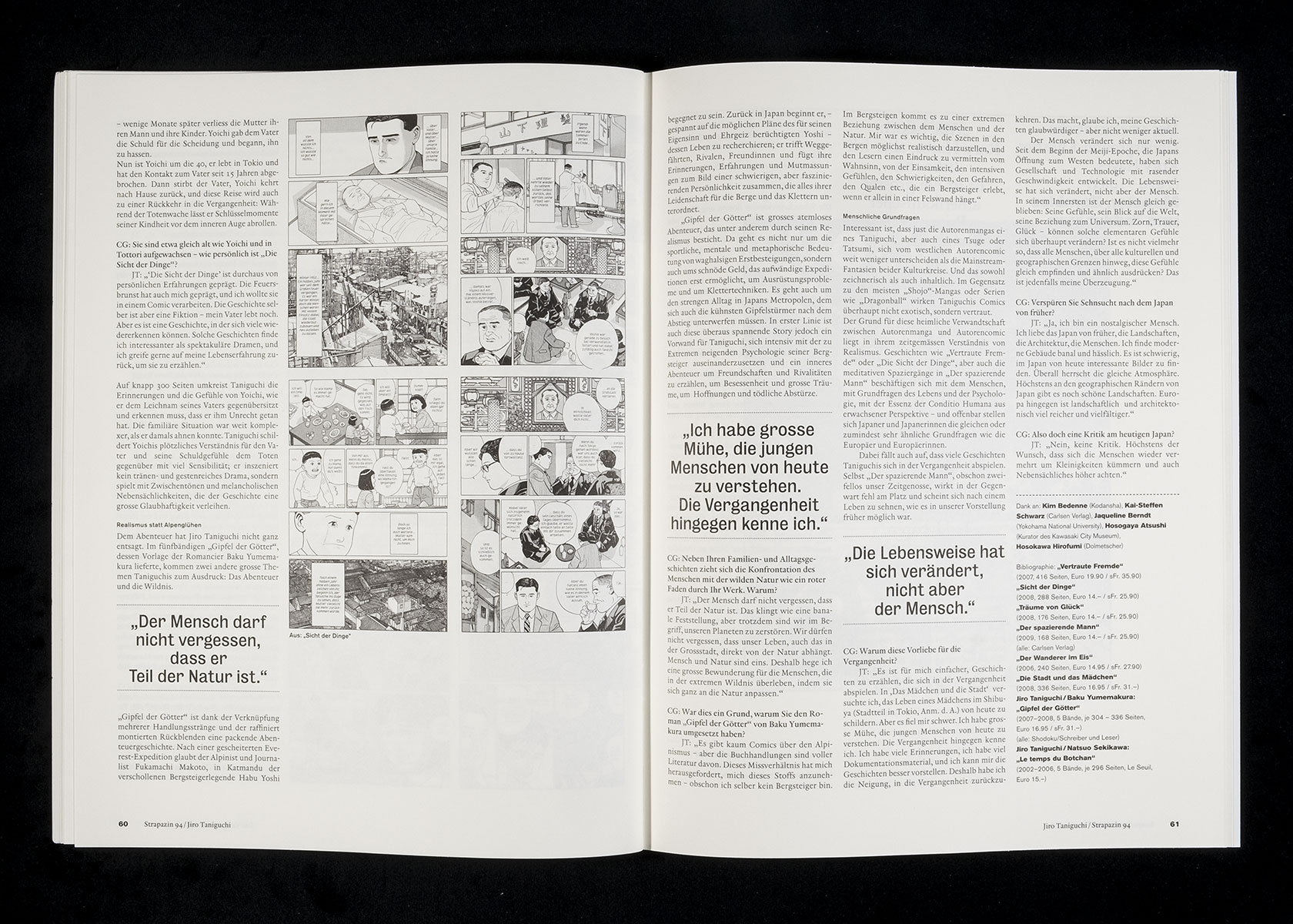 Layout für Strapazin - Das Comic Magazin, Nr. 94, 2009