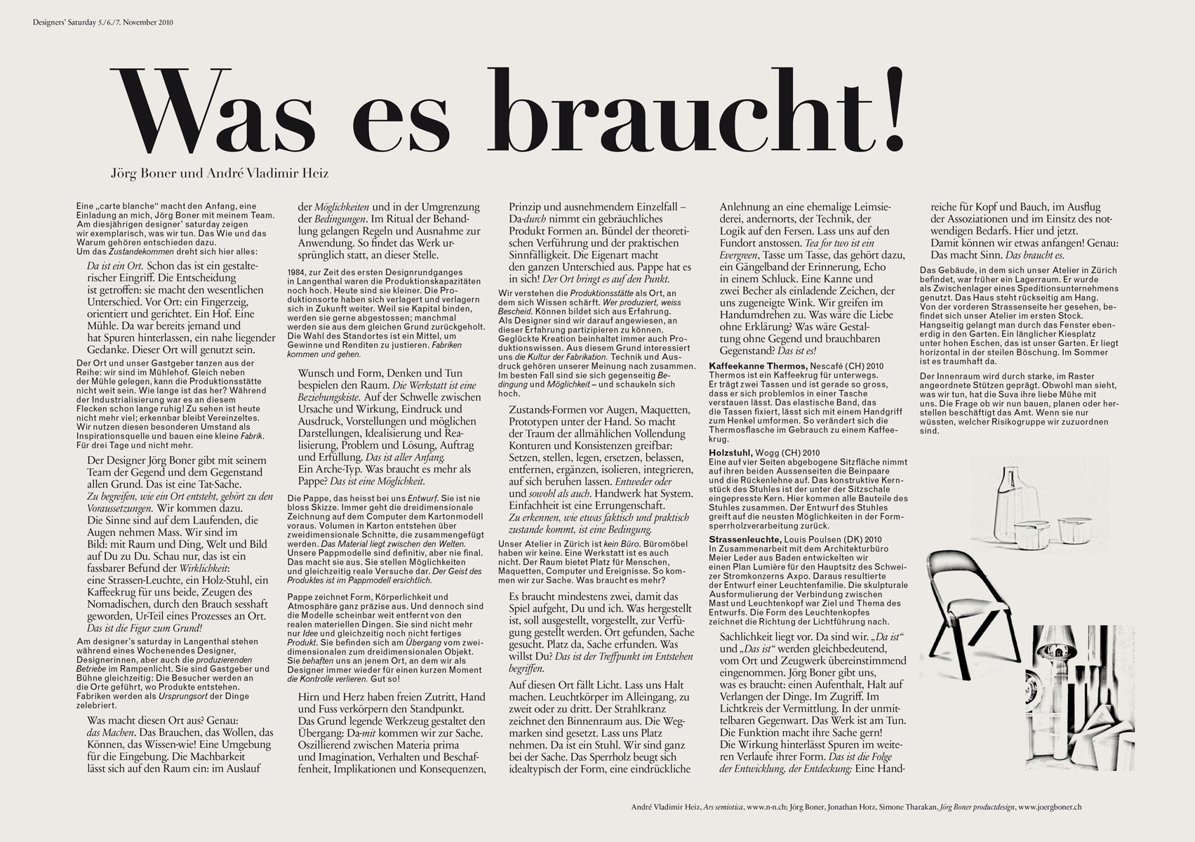 Flyer für die Ausstellung 