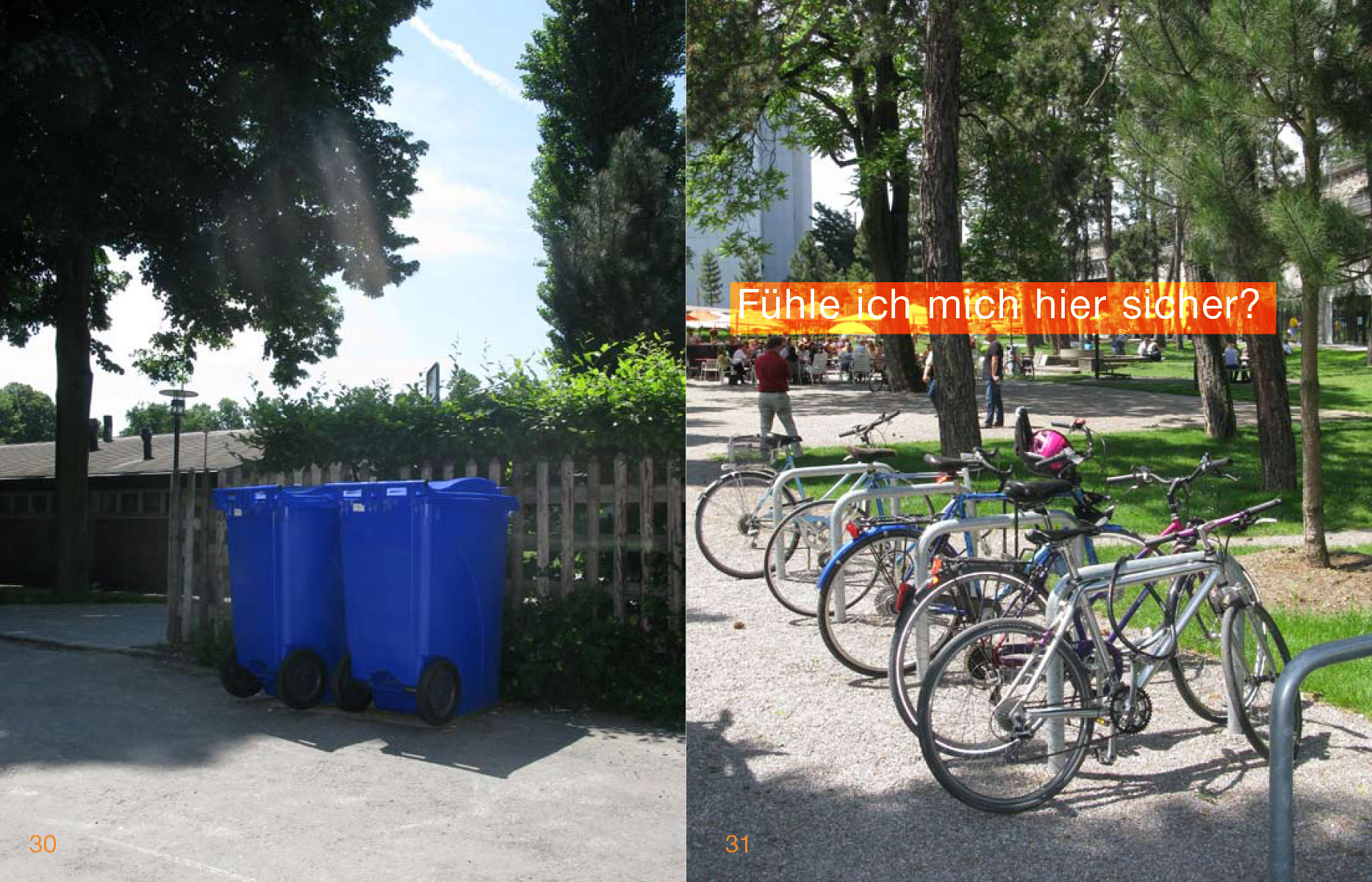 Publikation für Stadträume 2010 des Tiefbau- und Entsorgungsdepartements der Stadt Zürich, 2010, zusammen mit Christoph Schuler (Text) und Paco Carrascosa (Fotografie)