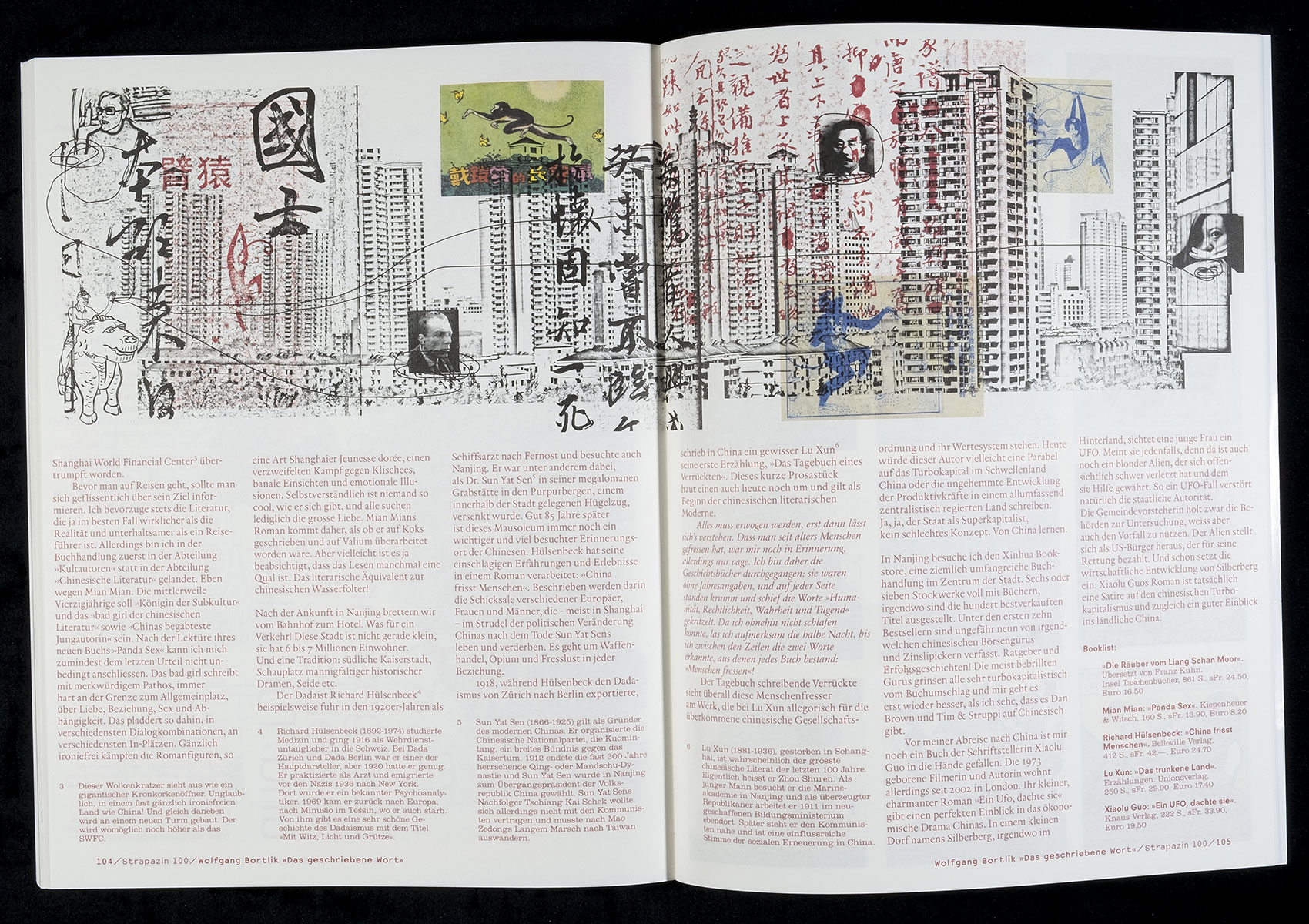 Layout für Strapazin - Das Comic Magazin, Nr. 100, 2010