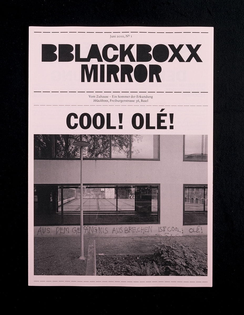 Zeitung für eine Veranstaltungsreihe im Begegnungs- und Kunstraum 