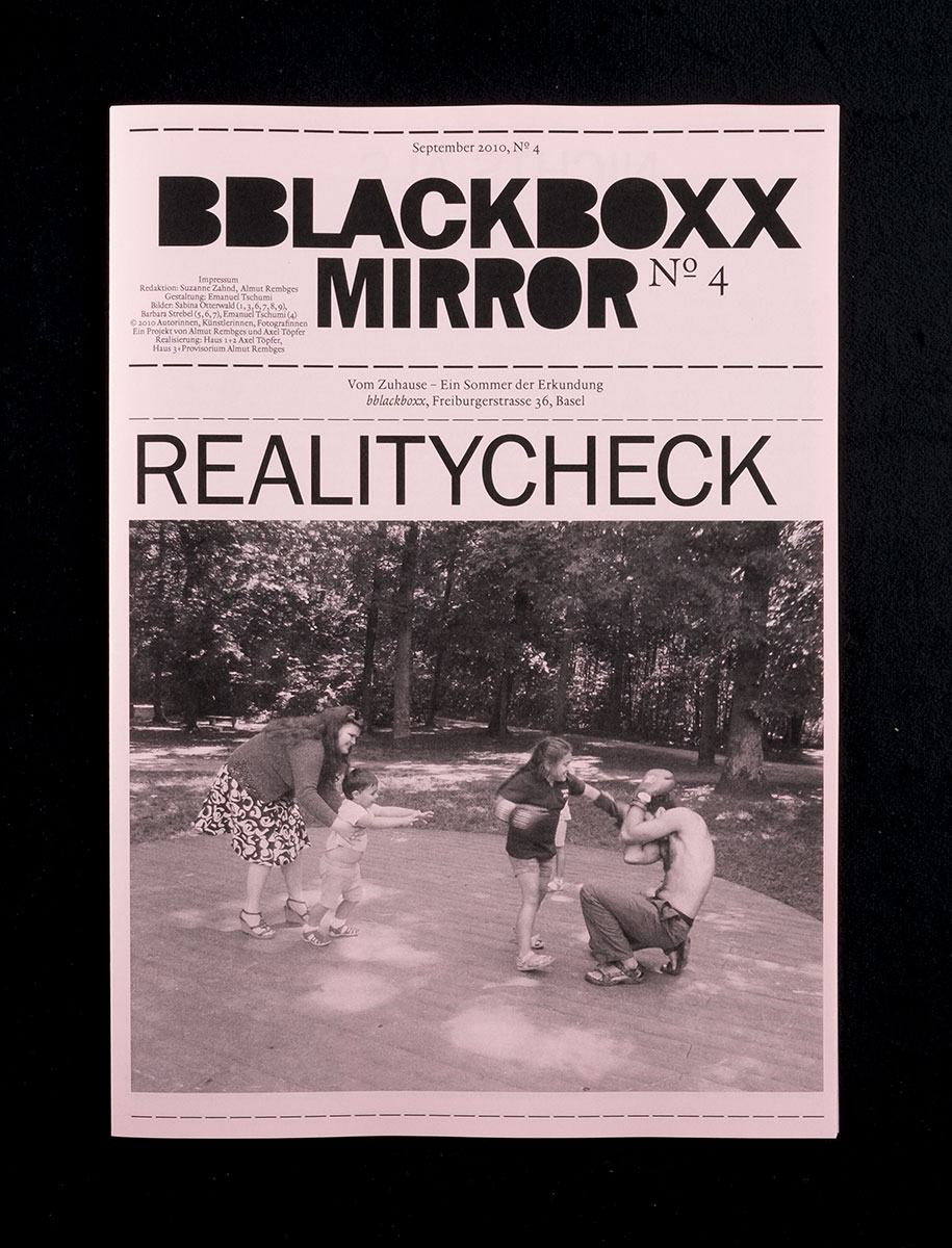 Zeitung für eine Veranstaltungsreihe im Begegnungs- und Kunstraum 