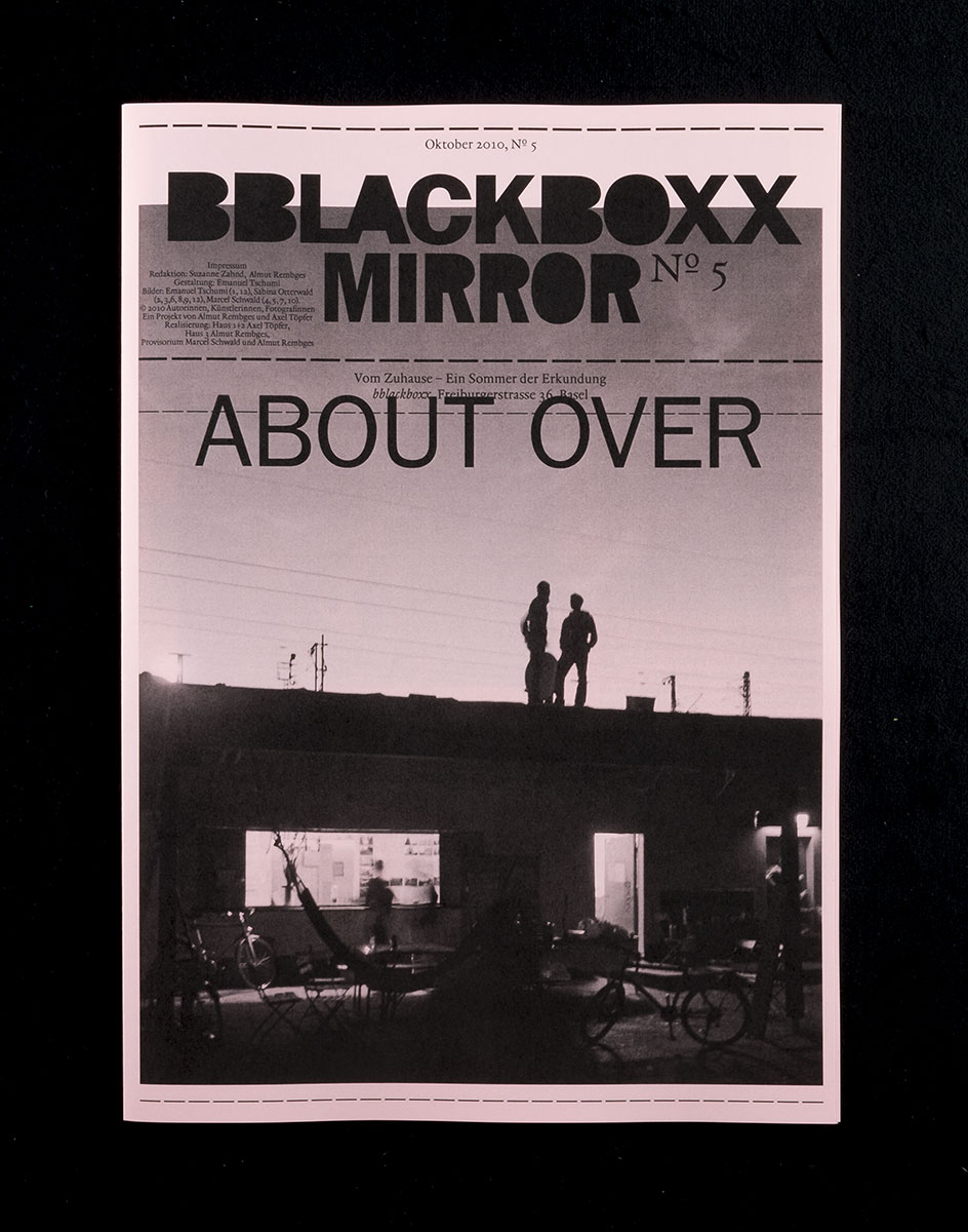 Zeitung für eine Veranstaltungsreihe im Begegnungs- und Kunstraum 