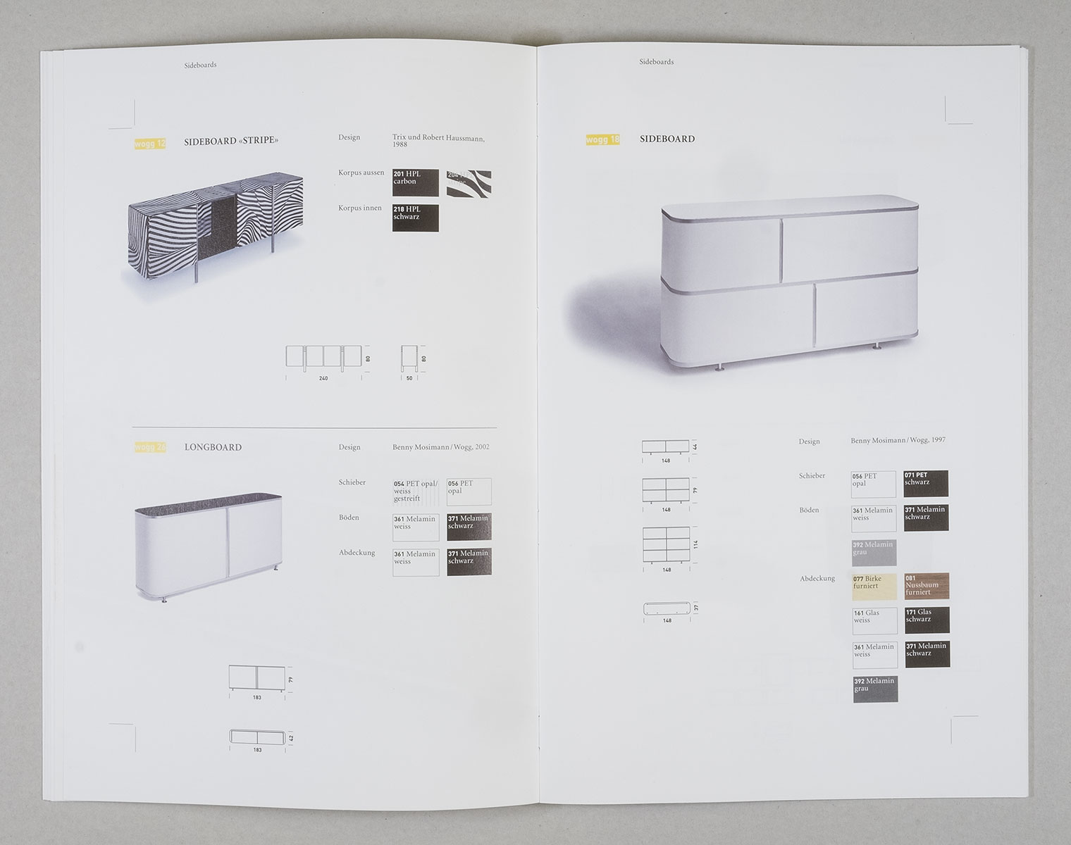 Produktkatalog für wogg, 2012