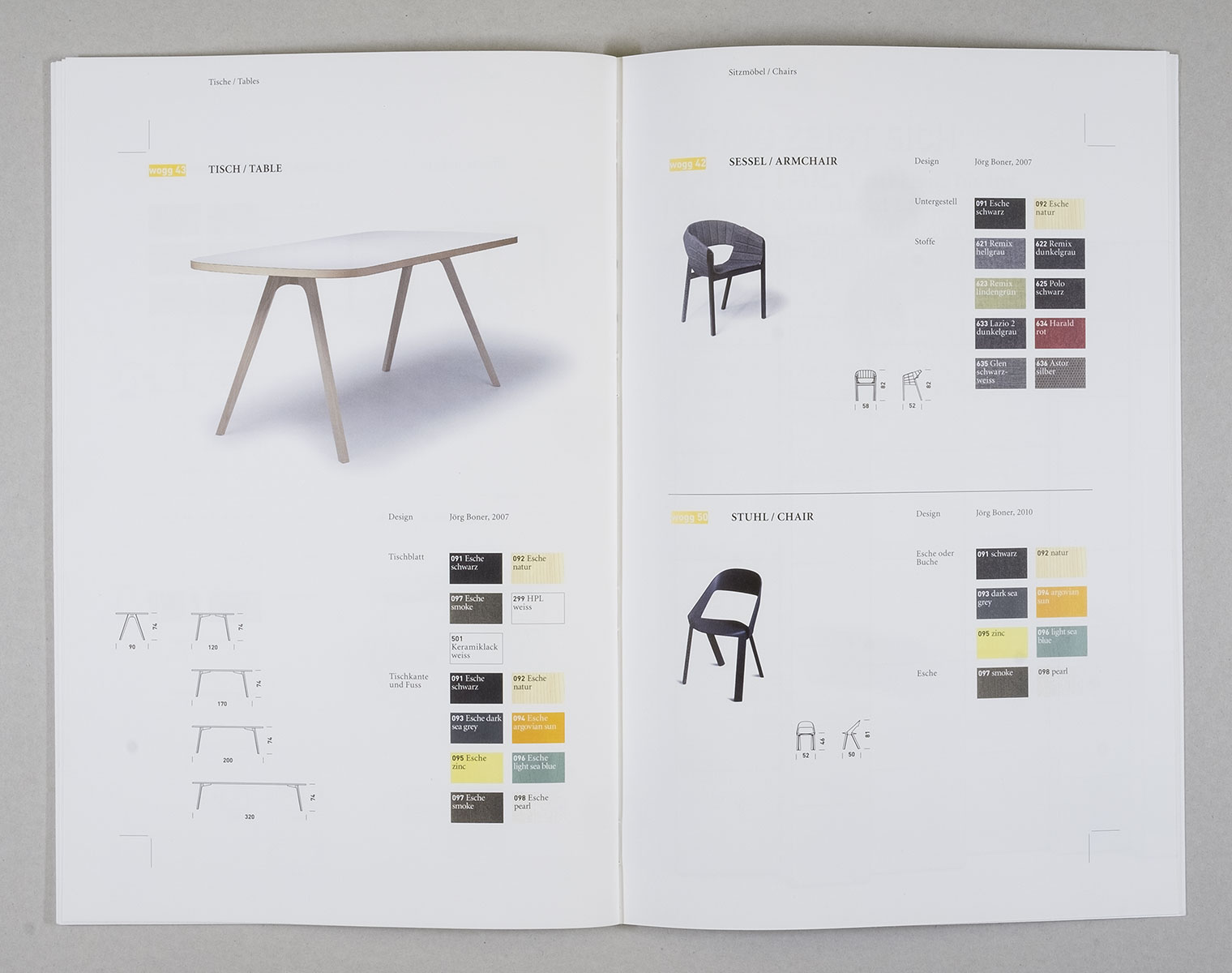 Produktkatalog für wogg, 2012