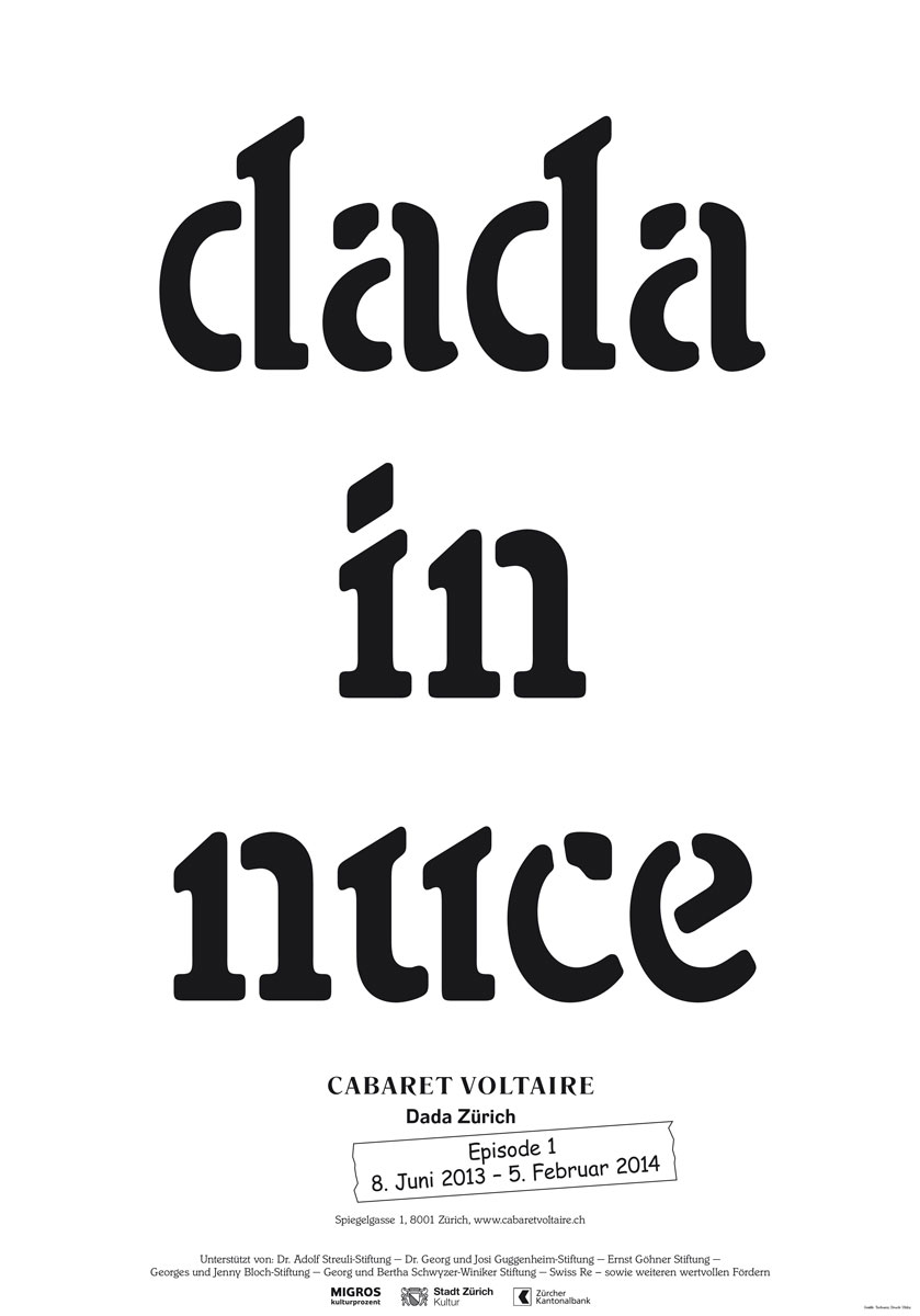 Dada in Nuce Cabaret Voltaire