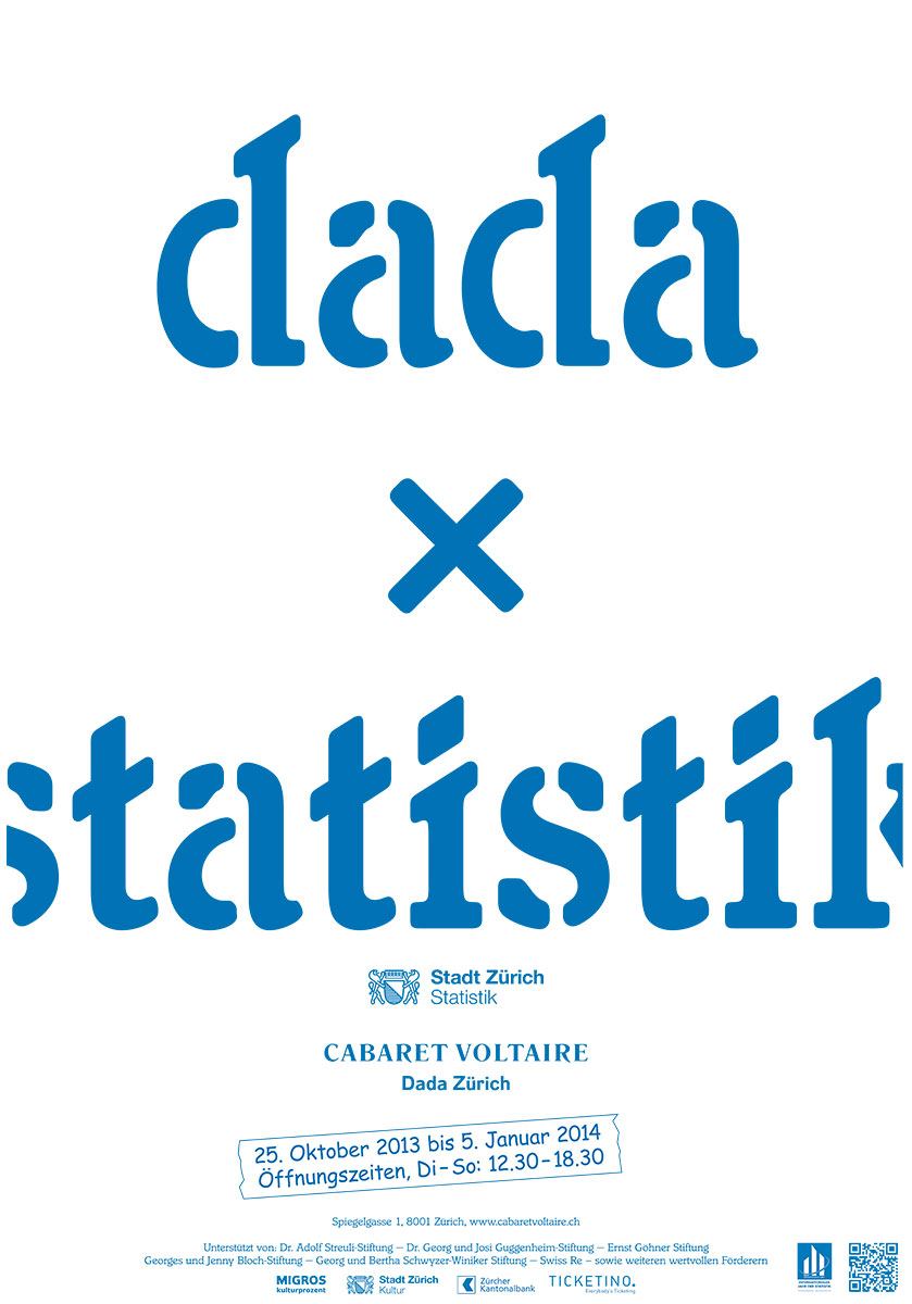 Cabaret Voltaire, Plakat für die Ausstellung