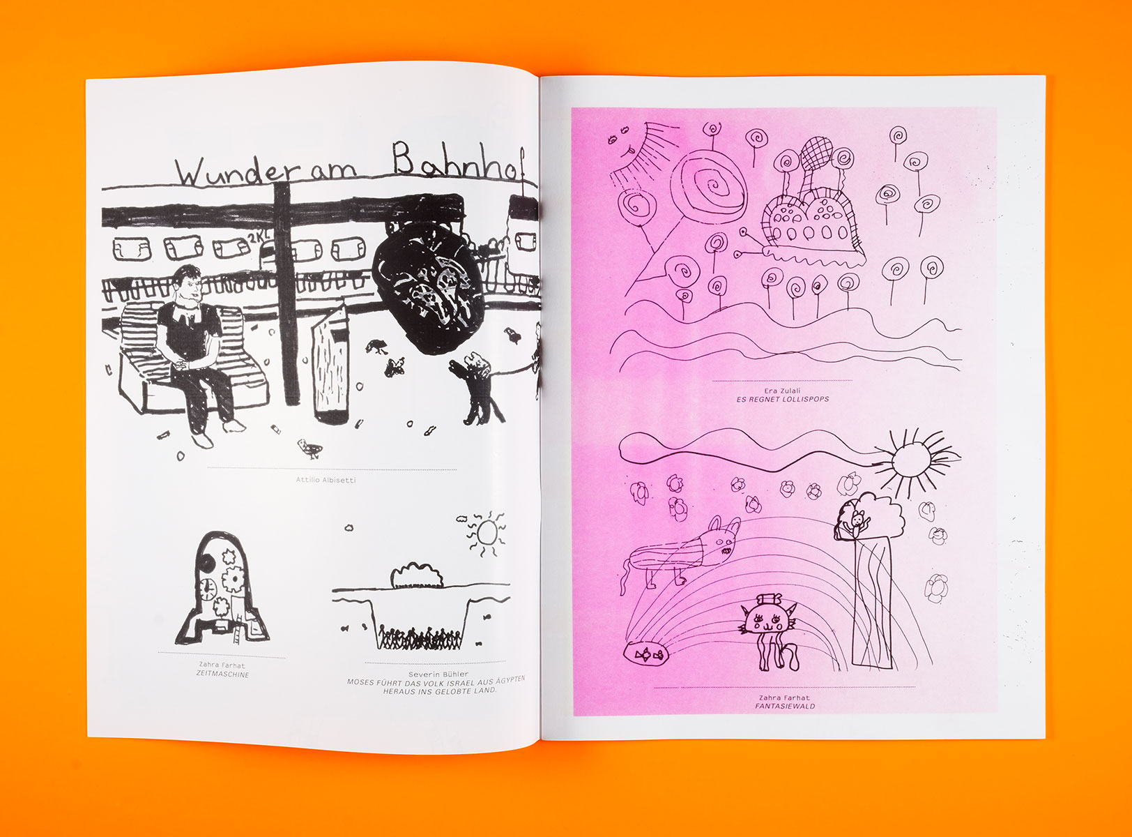 Magazin für Kinderzeichnungen aus dem Quartier 