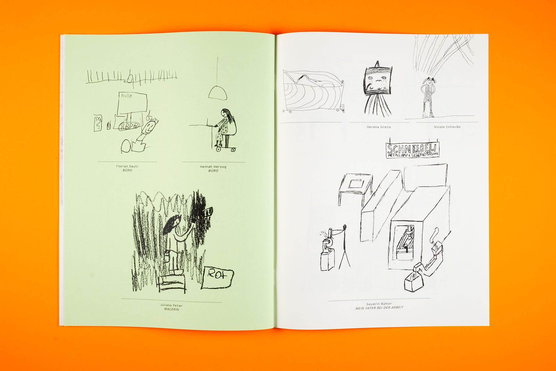 Magazin für Kinderzeichnungen aus dem Quartier 