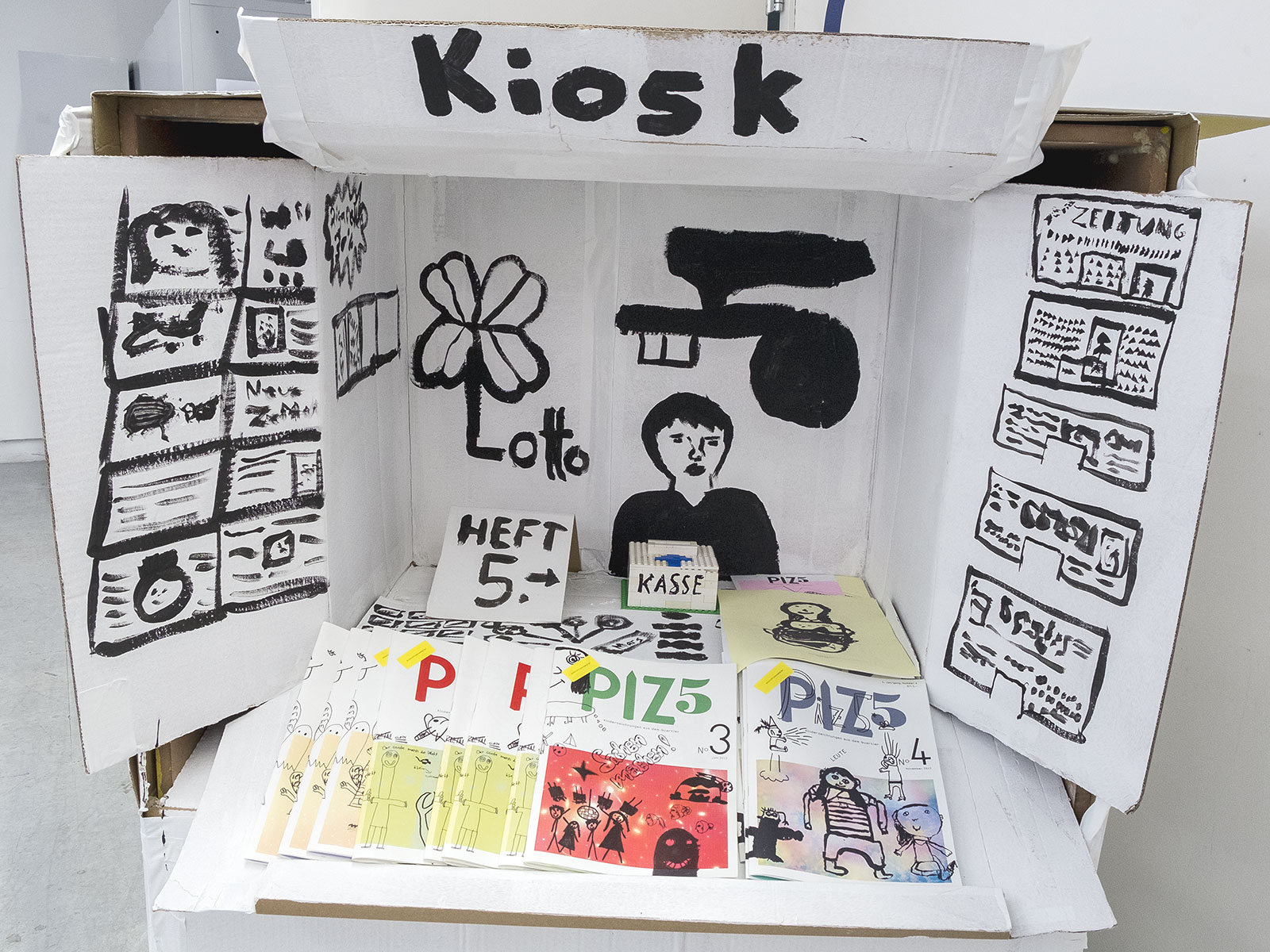 Magazin für Kinderzeichnungen aus dem Quartier 