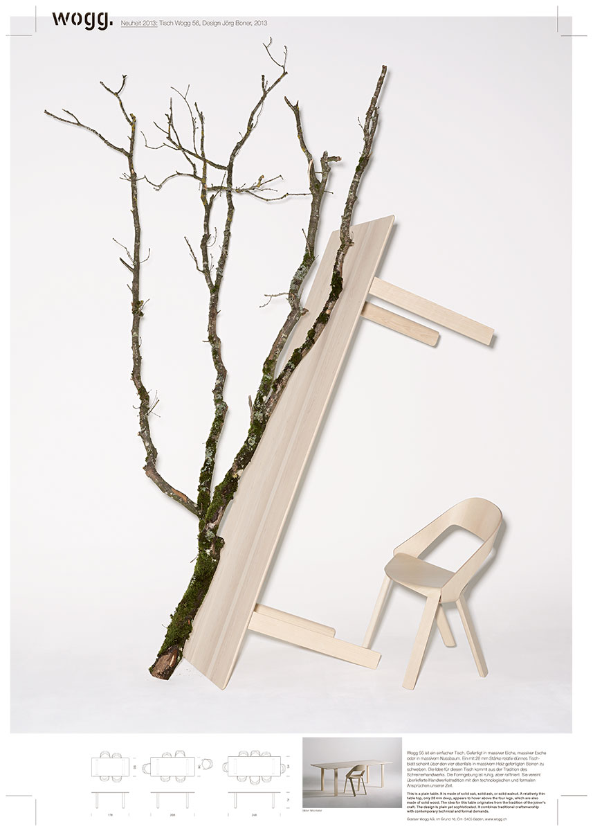 wogg möbel design jörg boner tisch stuhl