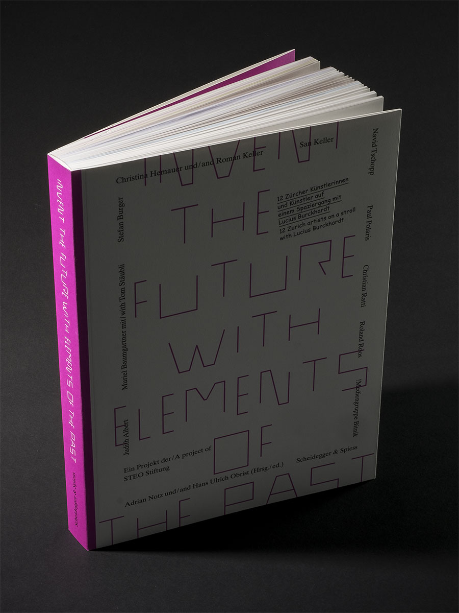 Invent the Future with Elements of the Past, 50 Jahre STEO Stiftung, Plakat und Ausstellungs-Katalog, 2015