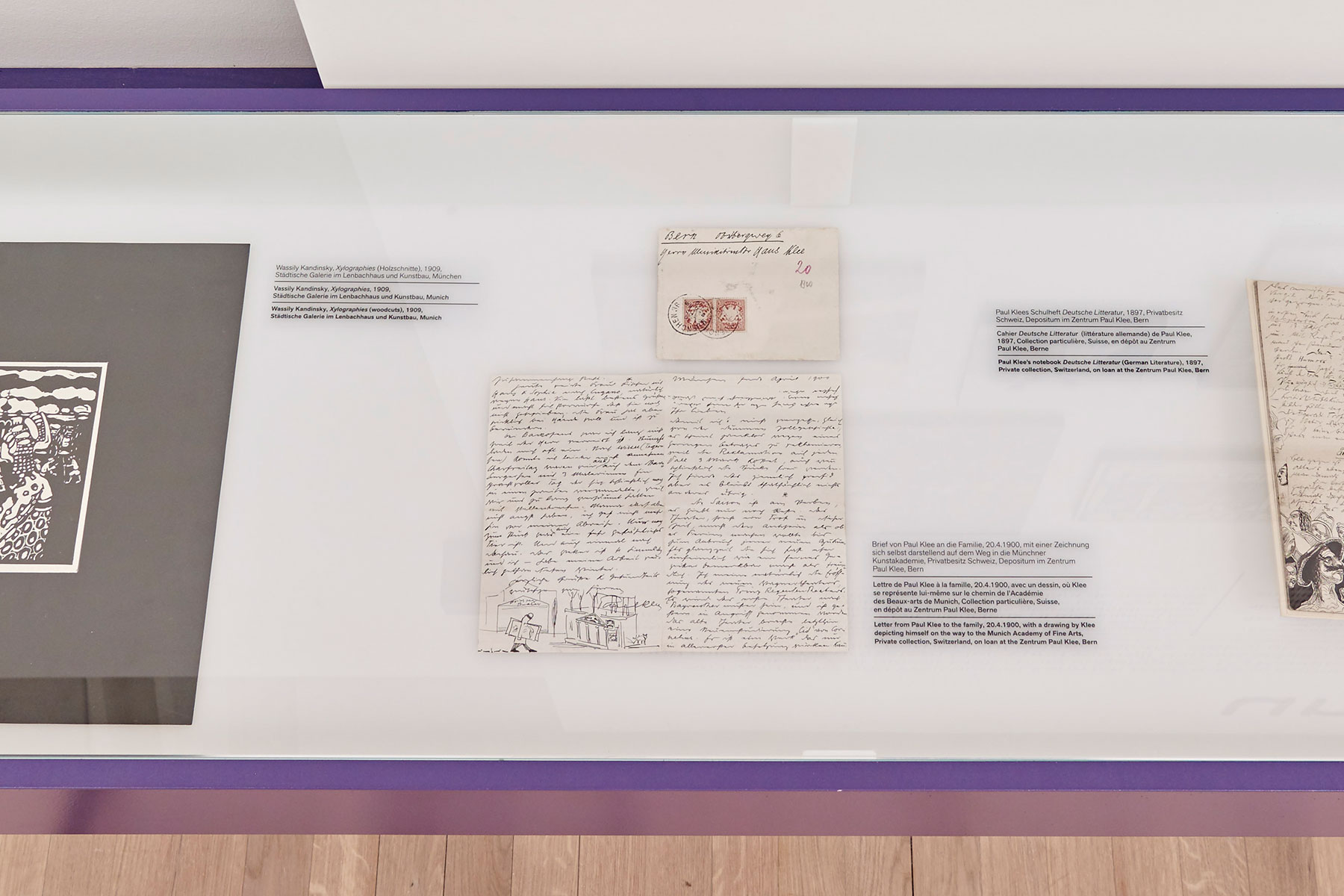 Grafik in der Ausstellung 